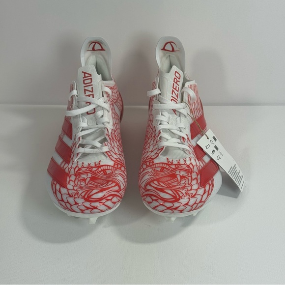 Adidas Adizero Electric Men’s Orange/White Football Cleats IH8570 Size 9 1/2 - Picture 2 of 8